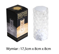 LAMPKA NOCNA 3 KOLORY ŚWIECENIA AKU LED USB Z PILOTEM