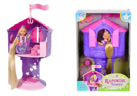 WIEŻA ROSZPUNKI Z LALKĄ EVI KARTON