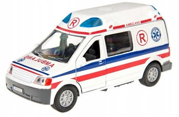 Samochód Ambulans Karetka Biała Z Dźwiękiem Małe Auto Resorak Dla Dzieci