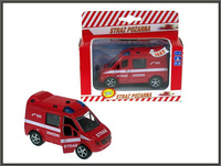 Samochód Pojazd autko dla dzieci Van Strażacki Straż Pożarna z Dźwiękiem