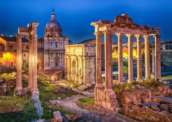 Malowanie Po Numerach Rzym Forum Romanum 50X40 Cm Z Ramą Kreatywne