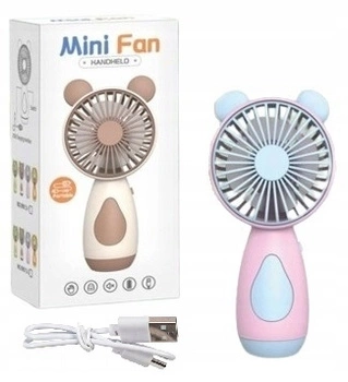 Wiatraczek Ręczny Mały Wentylator Poręczny Ładowany Usb Fan