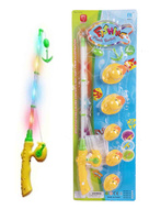 GRA ZRĘCZNOŚCIOWA WĘDKA ŚWIECĄCA KACZUSZKI