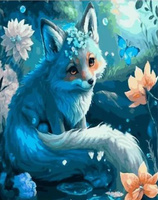 DIAMENTOWA MOZAIKA LIS ŚNIEŻNY PAK 30 
30X40