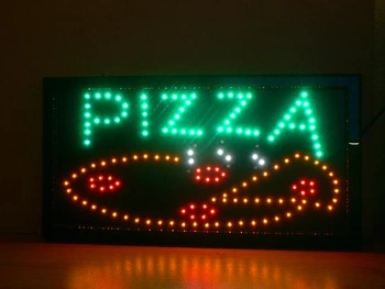 TABLICA NEON PIZZA-RYS. PIZZY