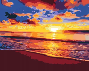 Malowanie Po Numerach 40 X 50 Cm Plaża Morska